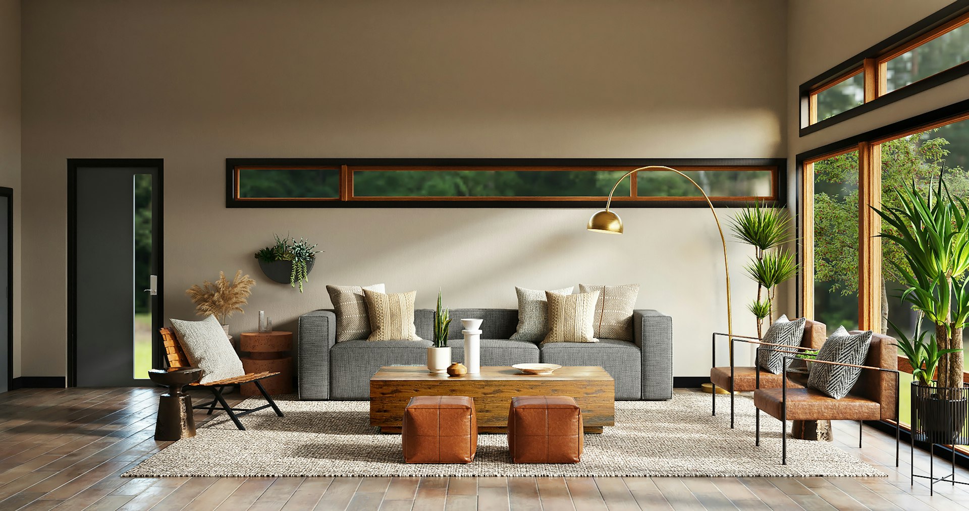 A natural light filled room, illustrating warm minimalism